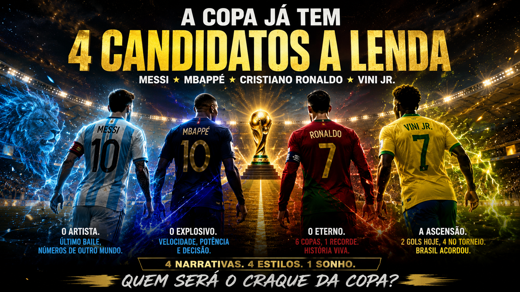 A Copa já tem 4 candidatos a lenda