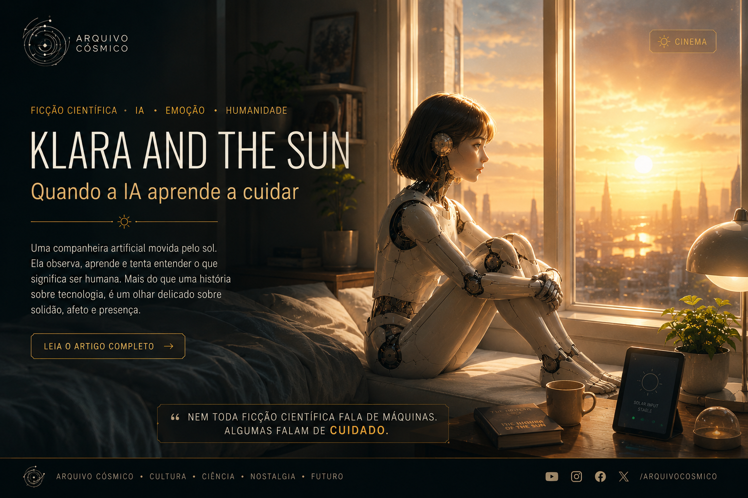 Klara and the Sun: quando a IA aprende a cuidar